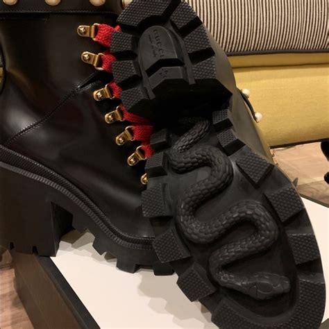 gucci buccaneers shoe|Gucci boots snake bottom.